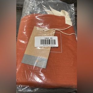 Rust colored kyte baby car seat cover/nursing cover brand new in bag